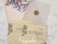 Customized wedding card